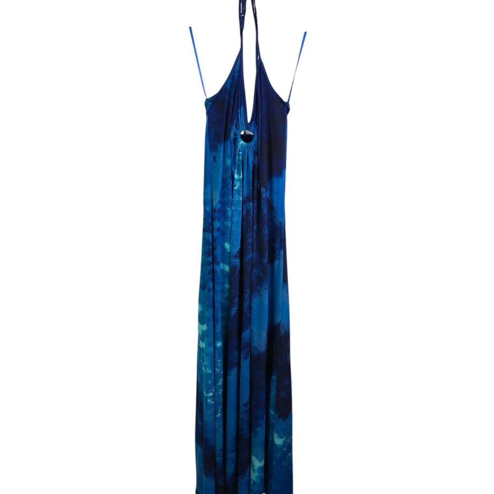 White House Black Market Maxi Dress S Boho‎ Festival Beach Tie Dye Coachella NWT